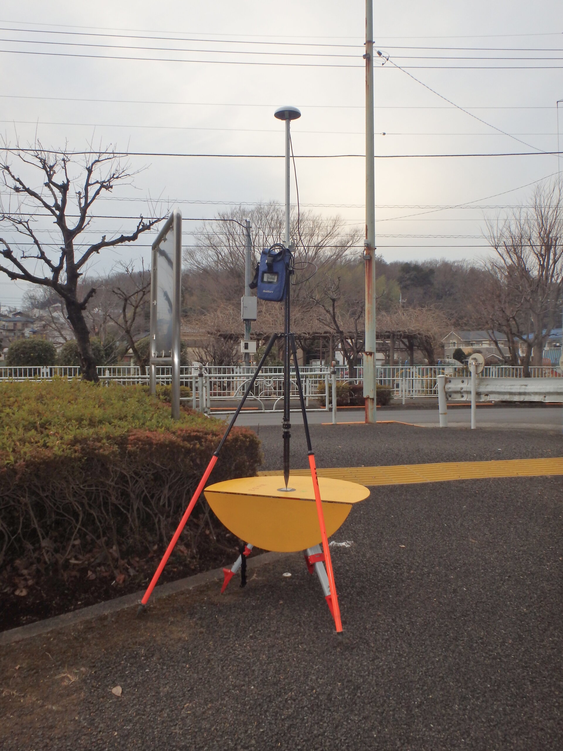 GNSS測量(写真測量_標定点・レーザ測量_調整点の計測)